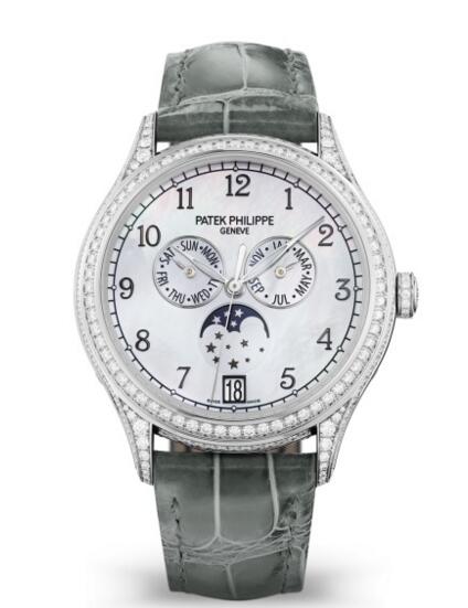 Buy Patek Philippe Replica Complications Diamond White Gold Ladies Watch 4948G-010